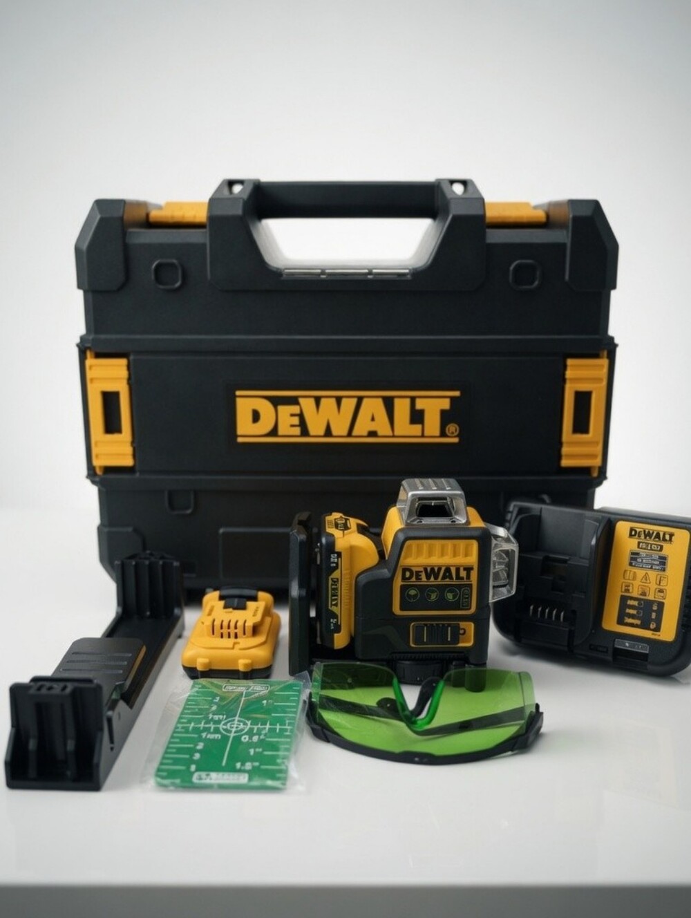 DEWALT DW089LG 12V Green Laser Level – 3×360° Full Coverage Precision Tool